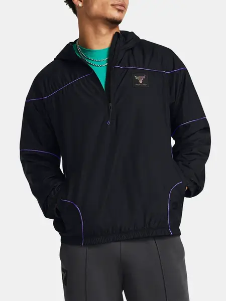 Černá sportovní bunda Under Armour Pjt Rock Anorak Jacket