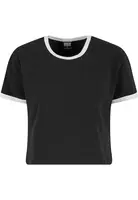 Urban Classics Tričko  čierna / biela