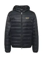 EA7 Emporio Armani Prechodná bunda  zlatá / čierna