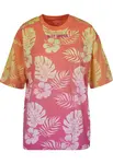 Just Rhyse Tričko 'Holidays'  oranžová / ružová / biela