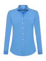 Jacey Quinn Blúzka  modrá / biela