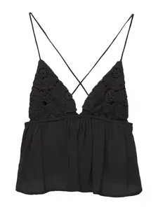 Pull&Bear Top  čierna