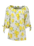 Hailys Blúzka 'Lo44tty'  žltá / limetková / biela