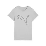 PUMA Funkčné tričko 'Tad Essential'  sivá / čierna