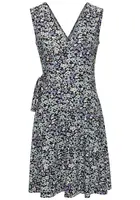 VIVANCE Šaty  fialová / svetlofialová / čierna / biela