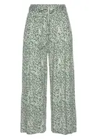 BEACH TIME Nohavice 'Beach Time'  hnedá / zelená / pastelovo zelená