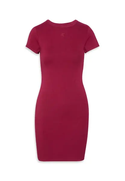 Calvin Klein Jeans Šaty  vínovo červená