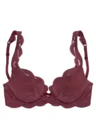 NUANCE Podprsenka  vínovo červená