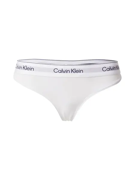 Calvin Klein Underwear Tangá  čierna / biela