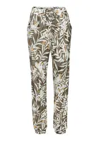 VIVANCE Nohavice  hnedá / olivová / svetlooranžová / biela