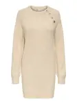 ONLY Pletené šaty 'EMMA'  piesková