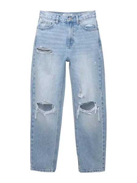 Pull&Bear Džínsy  nebesky modrá