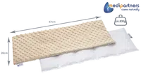 Medi Partners Thermophor with cherry seeds large 20x60 – 5 chambers Minky – Beige