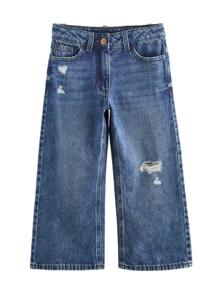 Next Džínsy  modrá denim / biela