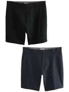Next Chino nohavice  námornícka modrá / čierna