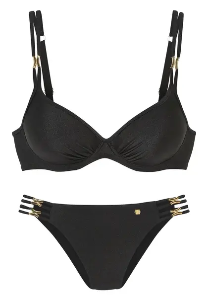 JETTE Bikiny  zlatá / čierna