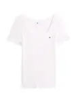 Tommy Jeans Tričko 'ESSENTIAL'  biela