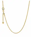 Pandora Elegantná pozlátená retiazka Pancer Shine 368638C00-60