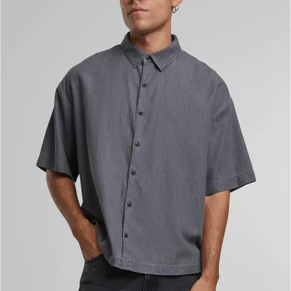 Pánská košile Lightweight Denim - šedá