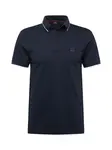 BOSS Tričko 'Passertip'  námornícka modrá / biela