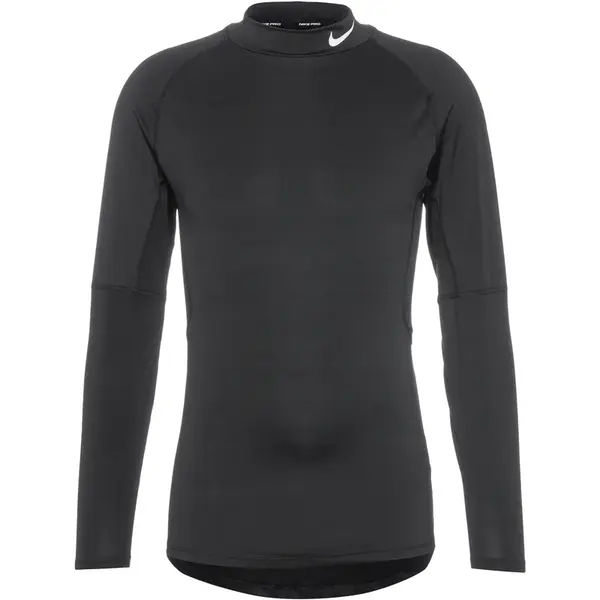 NIKE Funkčné tričko 'Pro'  čierna / biela