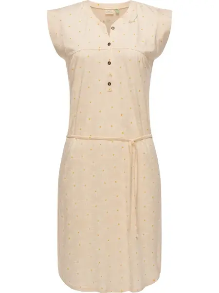 Ragwear Košeľové šaty 'Zofka'  béžová / žltá / biela