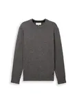 TOM TAILOR DENIM Sveter  antracitová / čierna