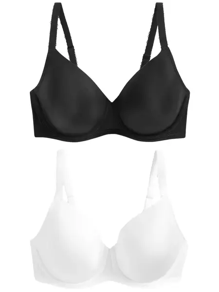Next Podprsenka  čierna / biela