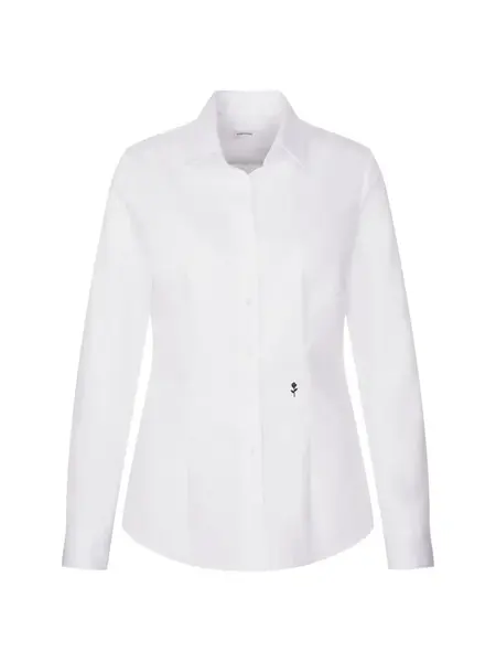 SEIDENSTICKER Blúzka 'Schwarze Rose'  čierna / biela