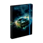 Tabule na školní sešity A4 Závodní auto