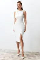 Trendyol Bridal White Window/Cut Out Detailed Woven Dress