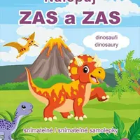 Nalepuj ZAS a ZAS Dinosauři / Dinosaury - snímatelné / snímateľné samolepky