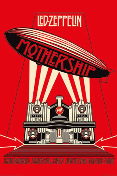 Plakát - Led Zeppelin (Mothership Red)