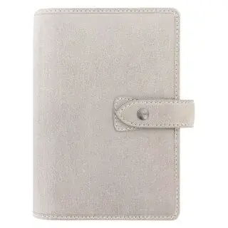Diář 2024 Filofax A6 - Malden, Osobní, šedá