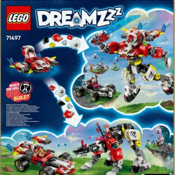 Cooperův tygří robot a Zerův hot rod - LEGO® DREAMZzz™ (71497)