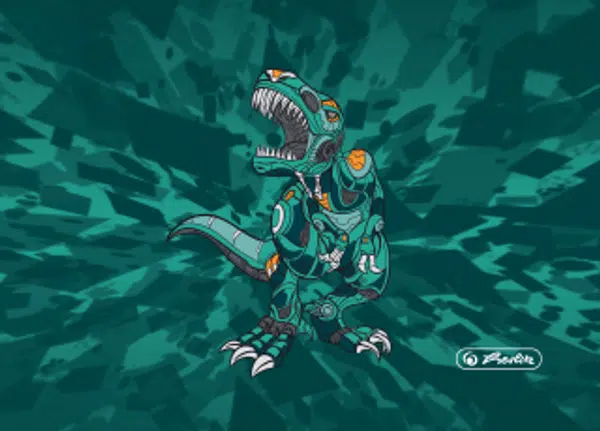 Desky na číslice B5 - T-Rex