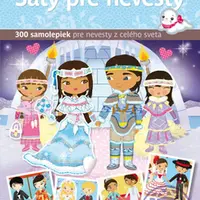 Šaty pro NEVĚSTY – Kniha samolepek