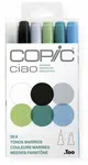 Copic Ciao sada 6ks Sea