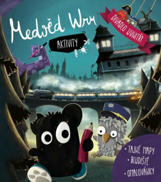 Medvěd Wrr - Aktivity / Tajné mapy, bludiště, omalovánky - Michal Široký, Jaromír Štejnar