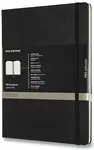 Zápisník Moleskine Professional - tvrdé desky, XL - černý