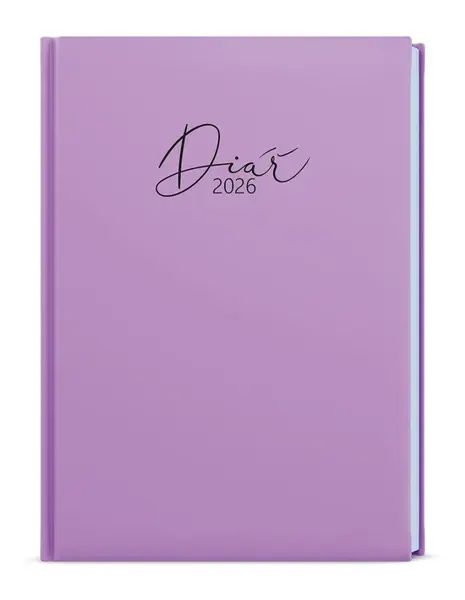Týdenní diář 2026 Prokop Lamino Pastel B6 fialová