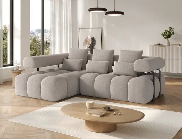 Sedací souprava Levvi Provedení: Levá varianta, látka: Royal 18