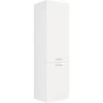 Vysoká potravinová skříňka Eko 60 DK-210 2F Barva korpusu: Bílá, Barva dvířek: Bílá