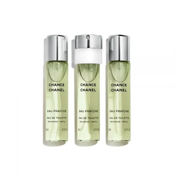 CHANEL CHANCE EAU FRAÎCHE TWIST AND SPRAY SADA NÁPLNÍ 3 x 20 ML – EAU DE TOILETTE - EAU DE TOILETTE 3X20ML 3x20 ml REFILL