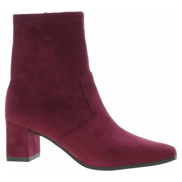 Dámské polokozačky Caprice 9-25354-41 bordeaux stretch 37