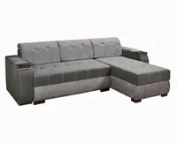 Sedací souprava Bild Provedení: Pravá varianta, Nožičky: Wenge, látka: Naomi AN 4563 + AN 4565