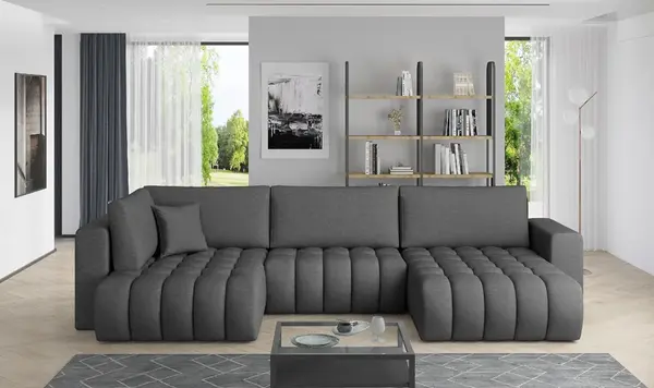 Sedací souprava Bonito Provedení: Pravá U, látka: Flores 5