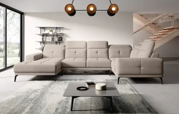 Sedací souprava Neviro Provedení: Pravá varianta - podle zad, látka: Sola 18