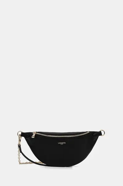 Kožená kabelka Lacoste