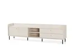 Televizní stolek Grande GR7 Barva korpusu + barva dveří: Pískově béžová (hladké + struktura)
